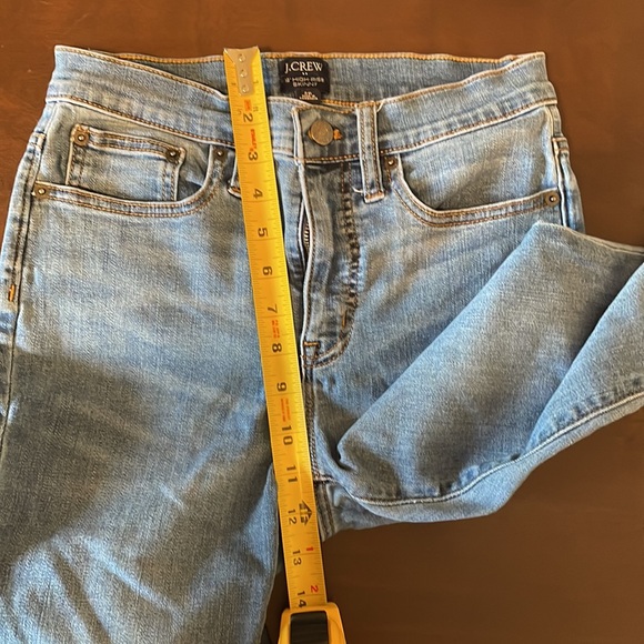 J. Crew 10” High-Rise Skinny Blue Jeans - Picture 9 of 9
